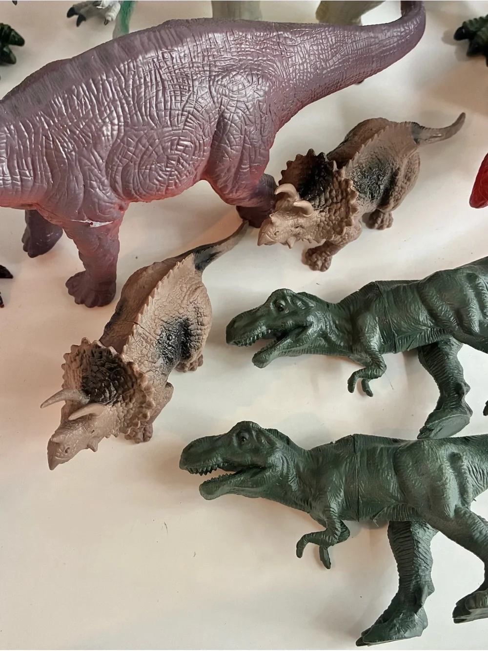 Lot Random Various Dinosaur Toy Lot Medium Large